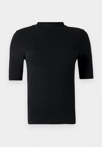 MOCK NECK - Camiseta básica - black