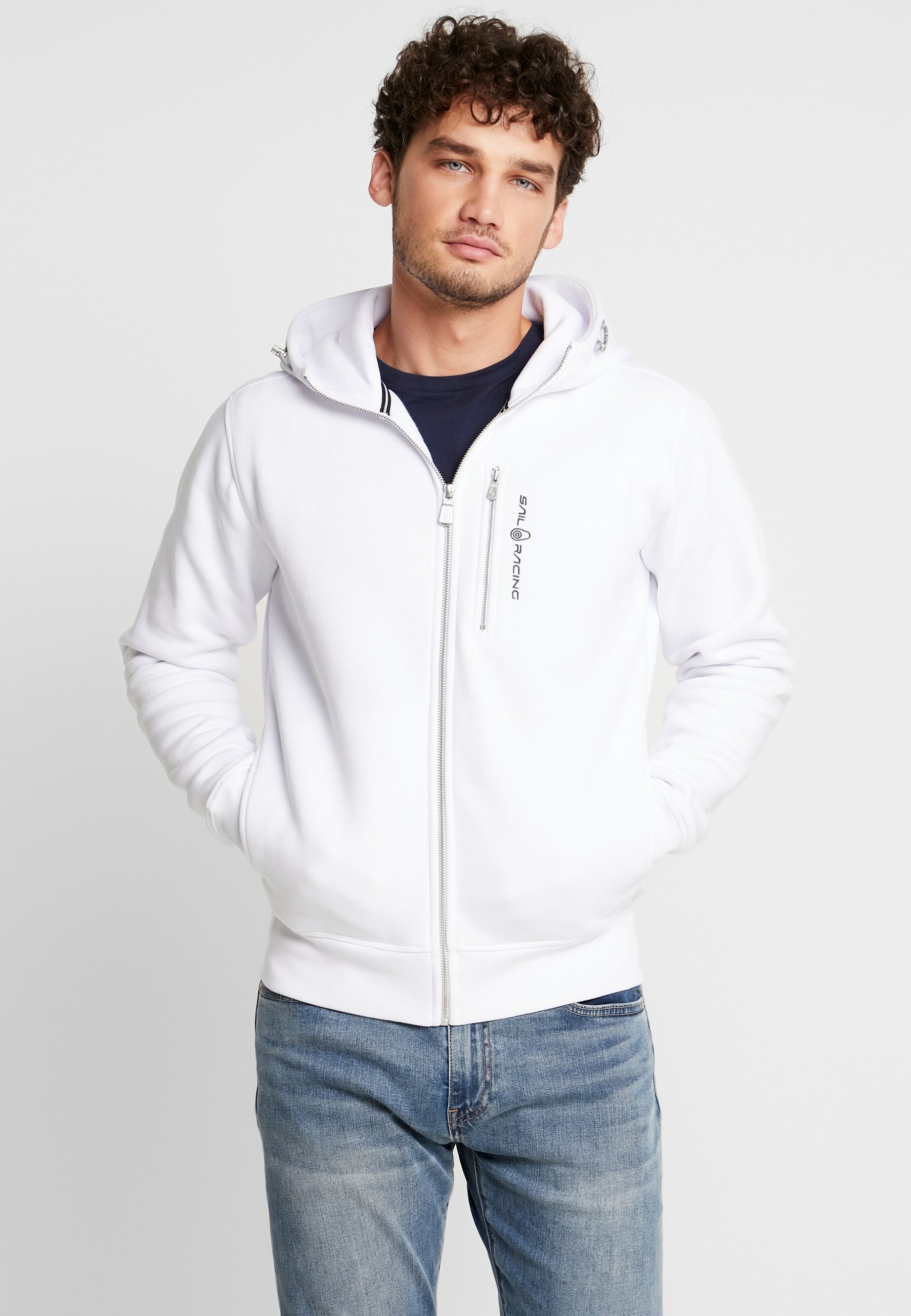 Sail Racing BOWMAN - Zip-up sweatshirt - white - Zalando.de