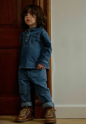 Lil' Atelier, OVERSHIRT LOOSE FIT - Chemise - dark blue denim