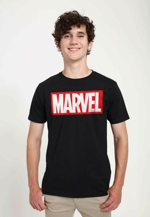 Henry Tiger MARVEL CLASSIC MARVEL BRICK UNISEX - Print T-shirt - black