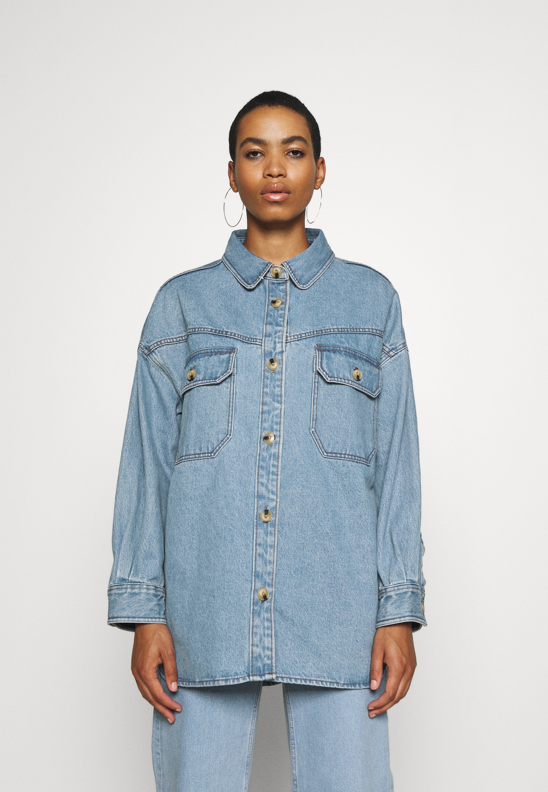 Scotch \u0026 Soda OVERSIZED JACKET - Denim 
