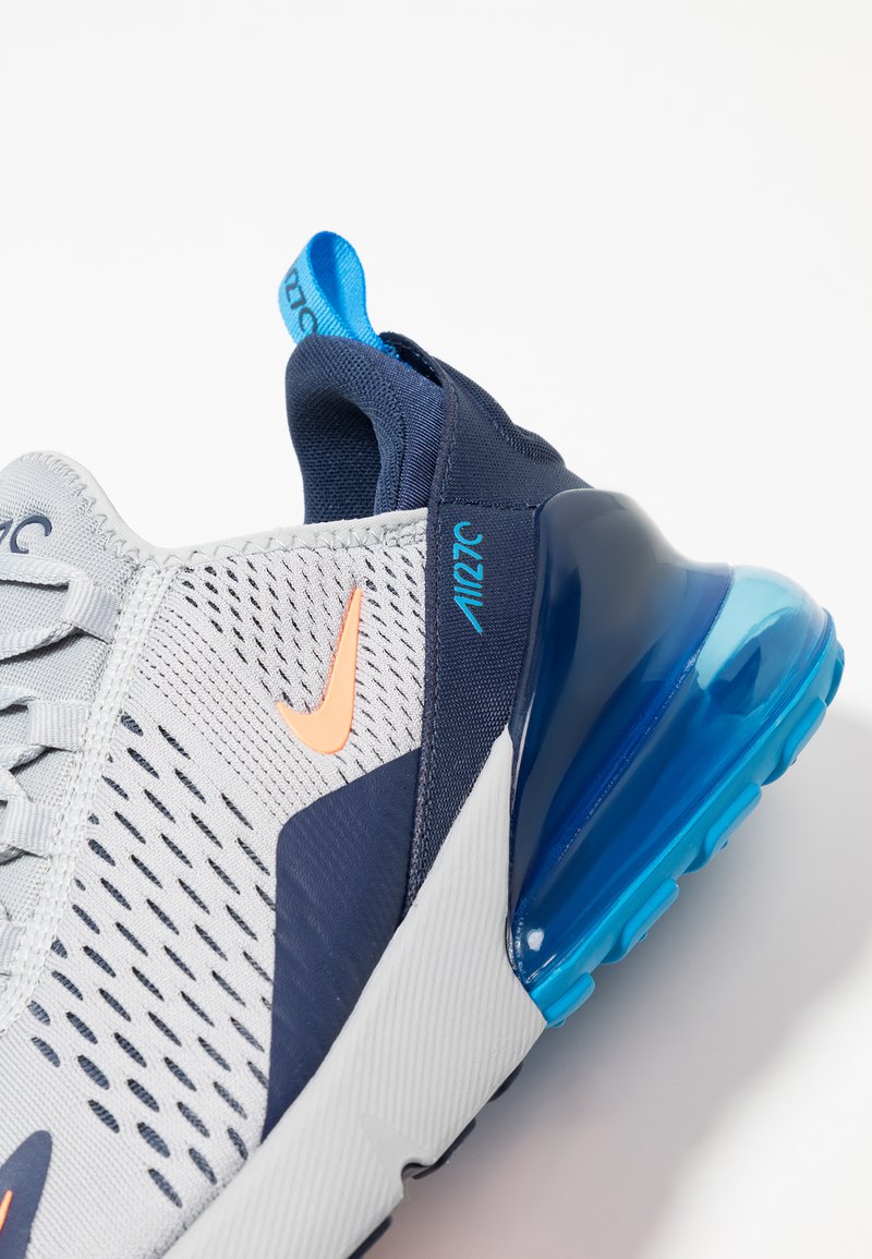 Nike Sportswear Air Max 270 Sneakers Laag Wolf Grey Total Orange Midnight Navy Photo Blue Grijs Zalando Nl