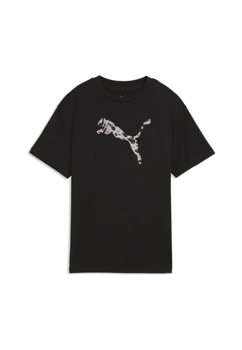 PUMA ESS GRAPHIC ANIMAL RELAXED TEE G UNISEX - Print T-shirt - black — photo 4