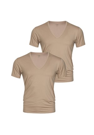 2ER PACK MIT V-AUSSCHNITT - Unterhemd/-shirt - light skin