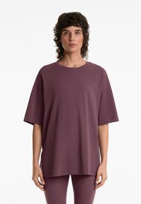 OYSHO Tricou basic - mottled pink