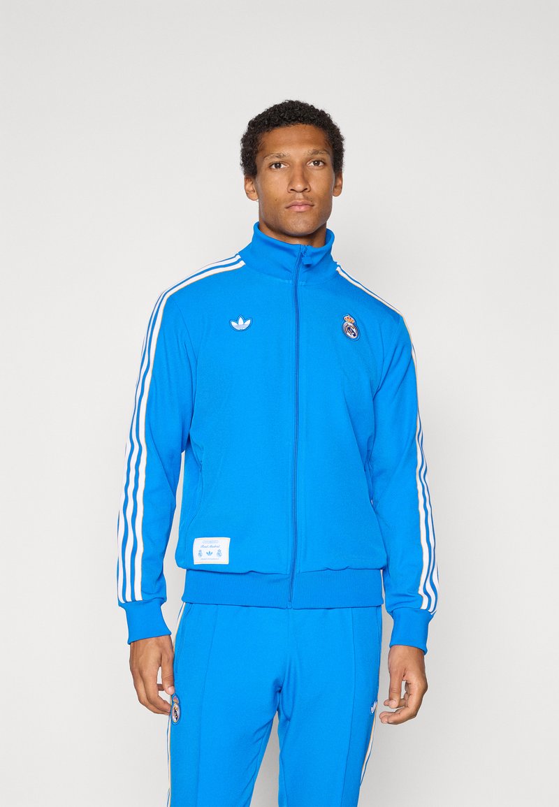 adidas Originals REAL MADRID ICON TRACK TOP - Klubové oblečení - bluebird/white