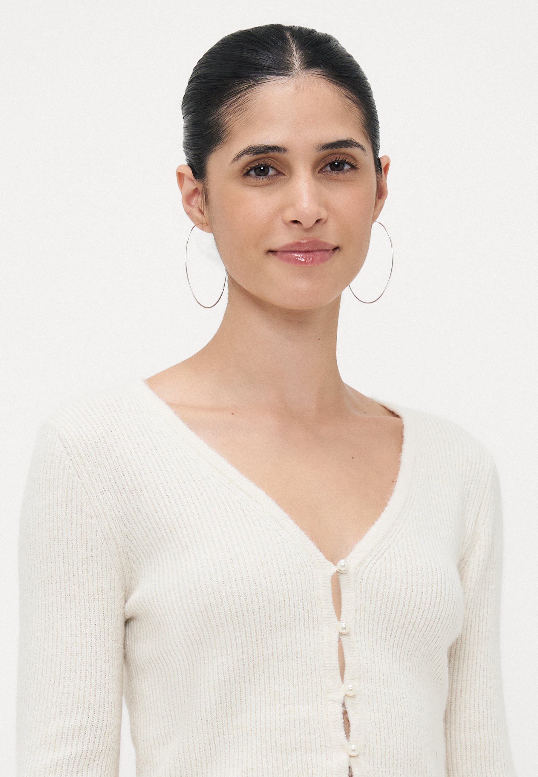 Cardigan ONLY ONLRICA Pour Femme - Col V, Manches Longues, Tricot Chaud Hiver - 11