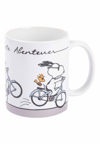 Snoopy THE PEANUTS SNOOPY - AUF INS NÄCHSTE ABENDTEUER - Trinkflasche - weiß