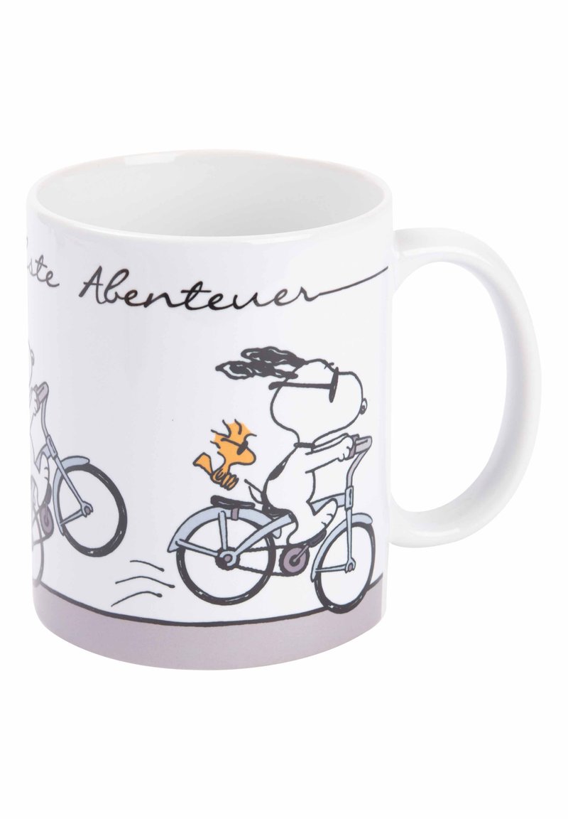 Snoopy THE PEANUTS SNOOPY - AUF INS NÄCHSTE ABENDTEUER - Trinkflasche - weiß
