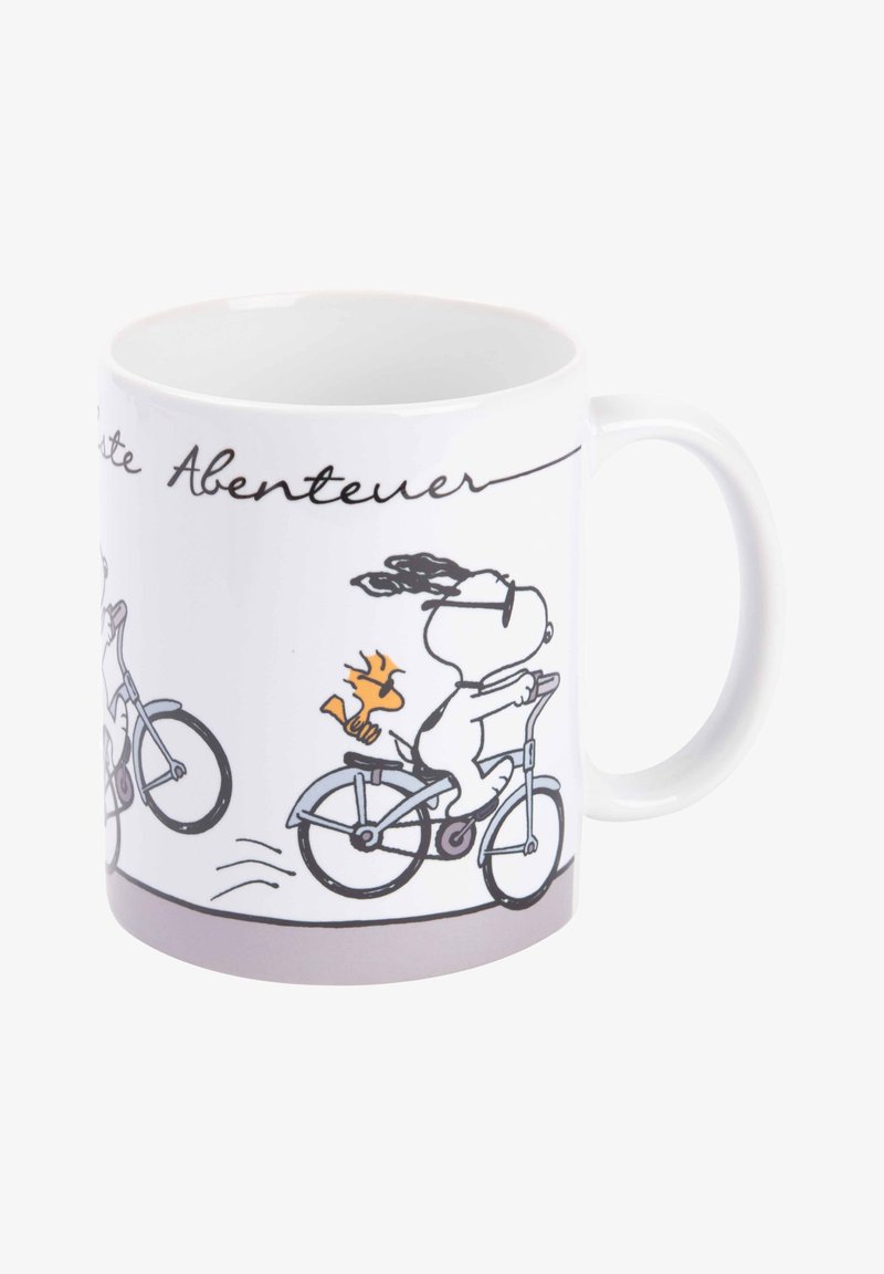 Snoopy THE PEANUTS SNOOPY - AUF INS NÄCHSTE ABENDTEUER - Trinkflasche - weiß