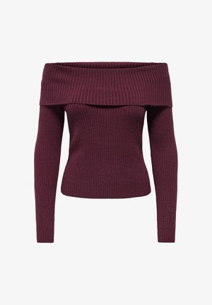 ONLY, ONLKATIA LS OFF SHOULDER KNT NOOS - Trui - fig