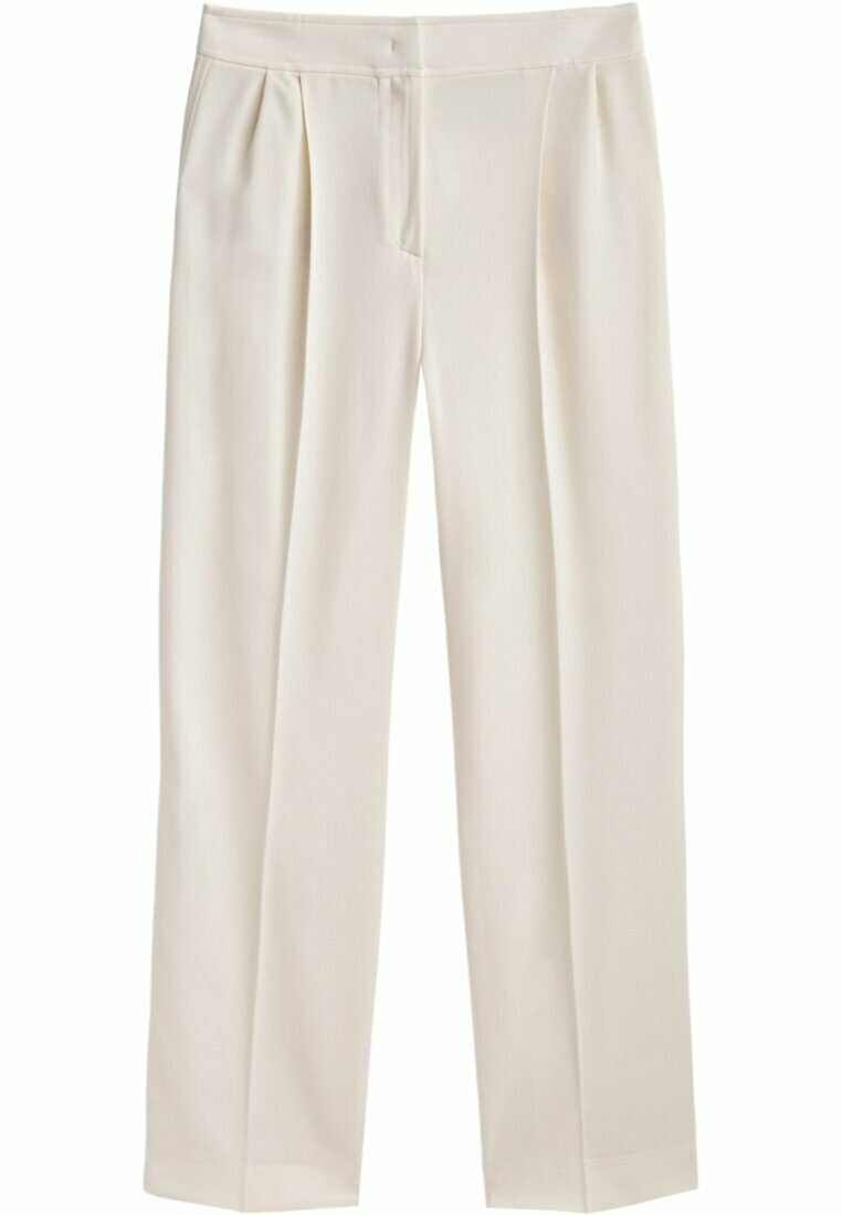 Damen Chinos | Massimo Dutti STRAIGHT FIT DARTED Stoffhose white/weiß - IY27364 Damen Chinos | Massimo Dutti STRAIGHT FIT DARTED Stoffhose white/weiß - IY27364