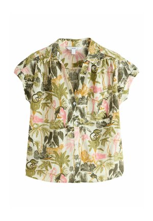 SHORT SLEEVE - Hemdbluse - animal jungle print
