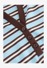 Non sélectionné, blue ecru brown stripe