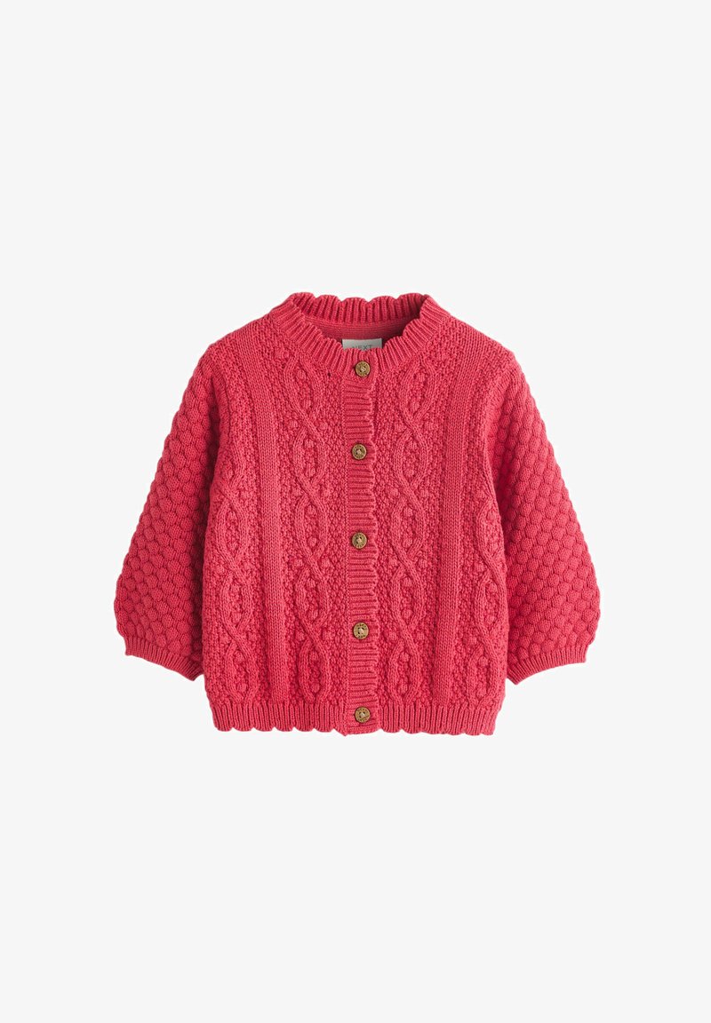 Next BOBBLE - REGULAR FIT - Cardigan - red