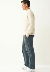 Next REGULAR FIT STRAIGHT LEG STRETCH - Chino - mottled blue