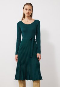Anna Field Strikket kjole - dark green