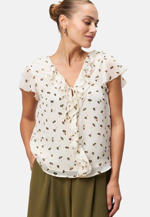 Blouse - creamkhaki