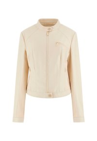 Giacca in similpelle - creme