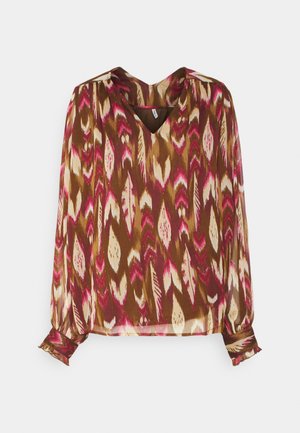 ONLY Tall, ONLPAM LIFE FRILL - Blusa - dark earth