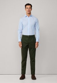 Hackett London SMART CHECK - Camisa - sky blue