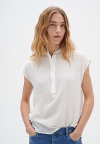 InWear Lucie Premium Silk - Top - white smoke