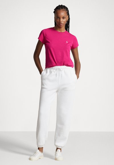 Polo Ralph Lauren COTTON JERSEY CREWNECK T-SHIRT - Navadna majica - pink sky