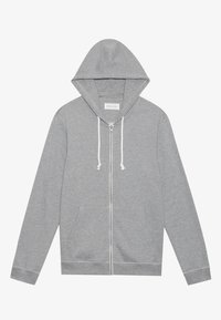 Zip-up sweatshirt - mottled grey
