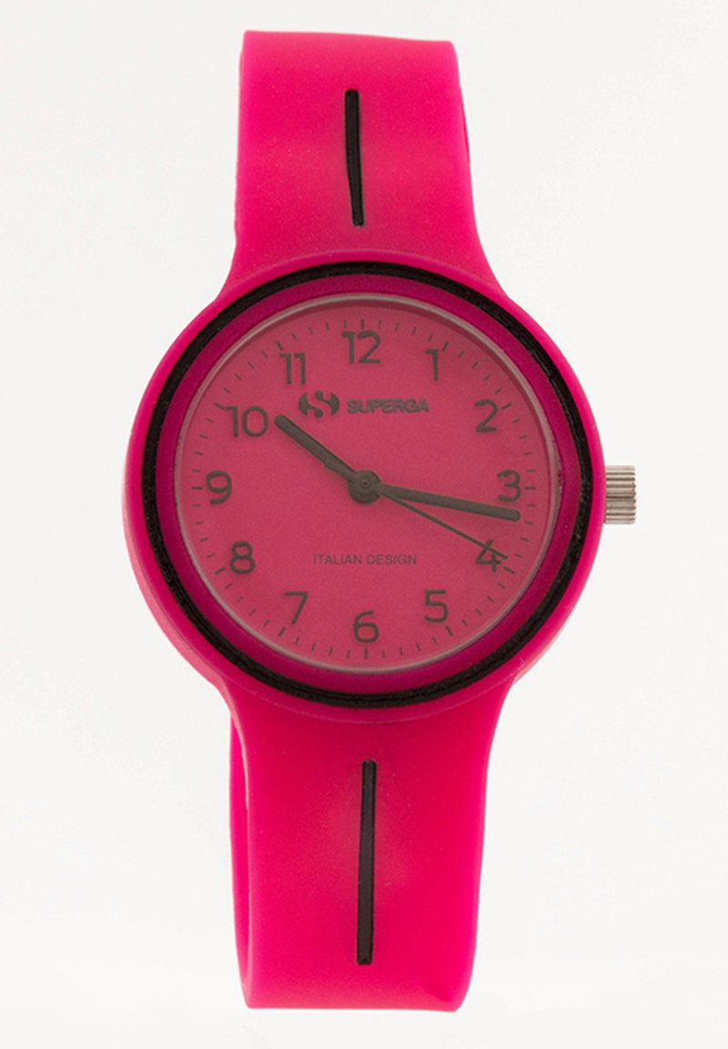 Superga JUNIOR - Ura - fuxia nero