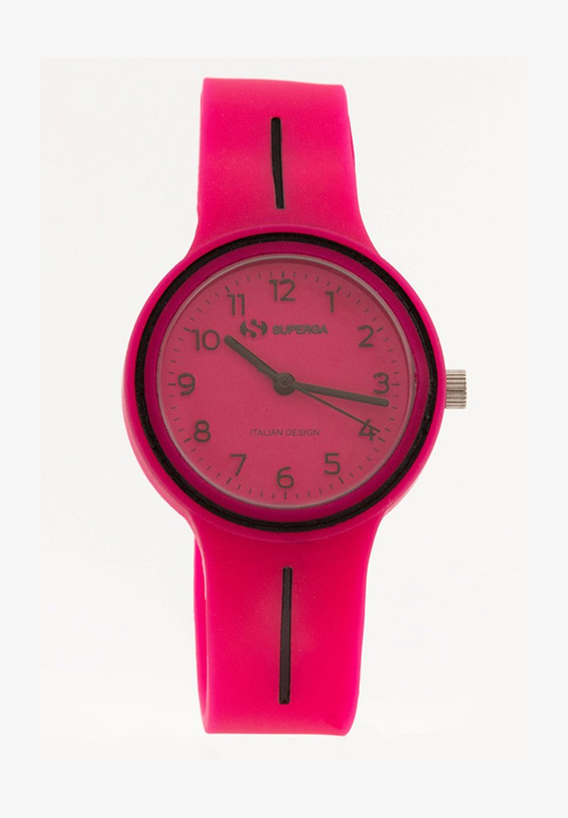 Superga JUNIOR - Ura - fuxia nero