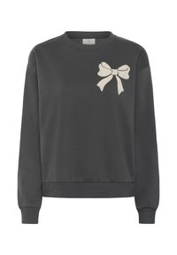 Sweatshirt - black oyster bow
