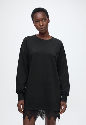 ONLY, ONLBROOKE O NECK - Robe de jour - black/black