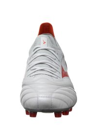 Mizuno MORELIA NEO IV B ELITE RUN ON - Jalkapallokengät kiinteälle alustalle - white radiant red  hot coral