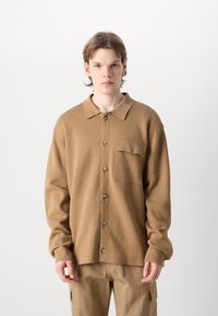 BOSS DELWINO - Cardigan - open beige