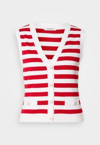 Veste sans manches - off white/red
