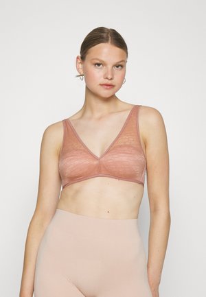 SIGNATURE SHEER - Triangle bra - toasted almond