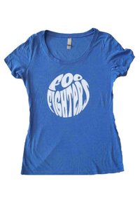 Paradiso Clothing FOO FIGHTERS 70'S BAND LOGO - Print T-shirt - blue