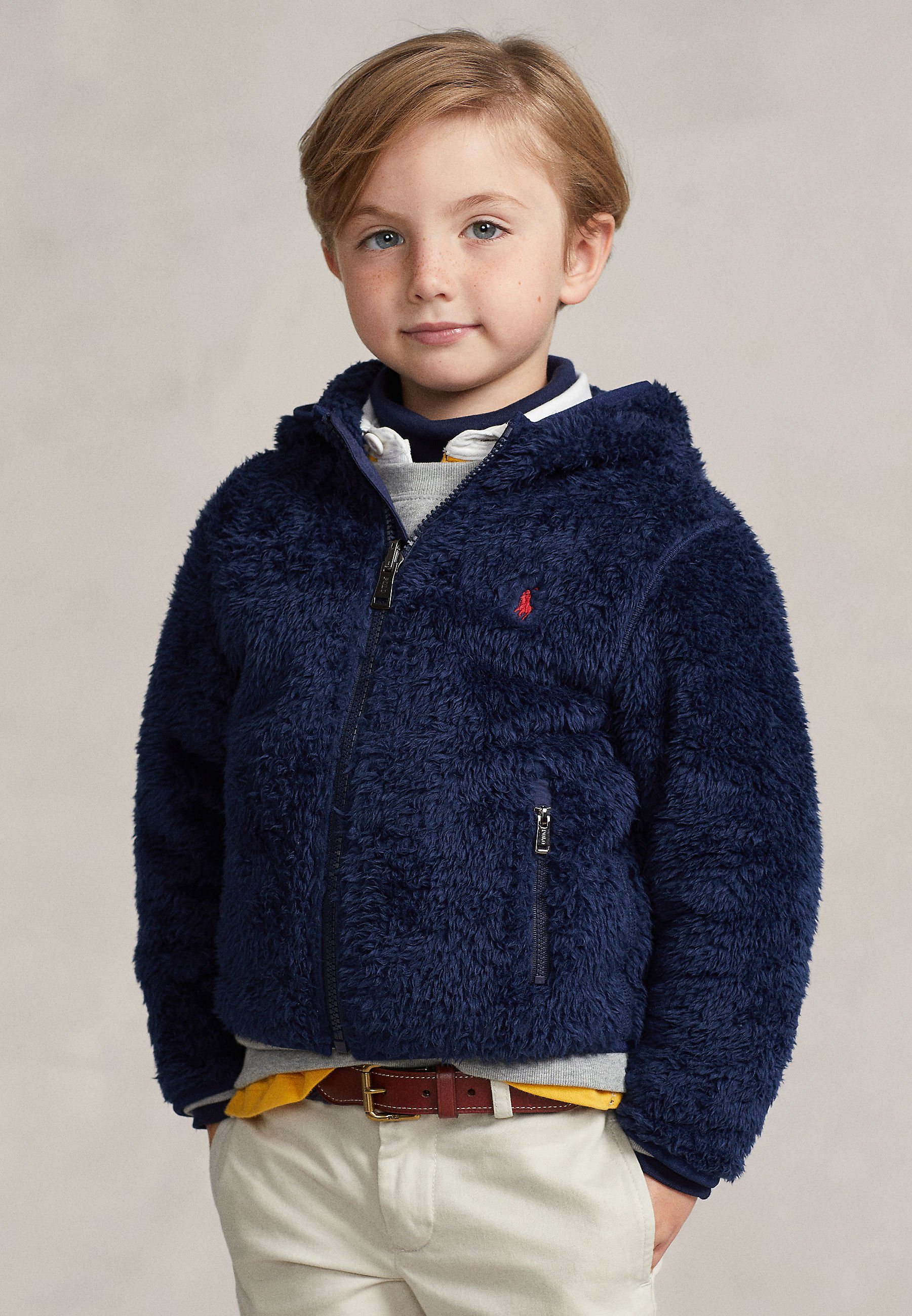 Polo Ralph Lauren P-LAYER 2 TEDDY FLEECE JACKET UNISEX 