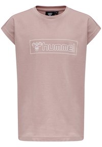 Hummel T-shirt med print - woodrose