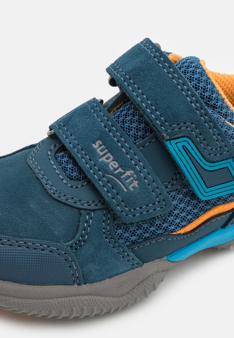 Superfit Storm Sneakers voor jongens, Blauw lichtgroen 8010, 36 EU