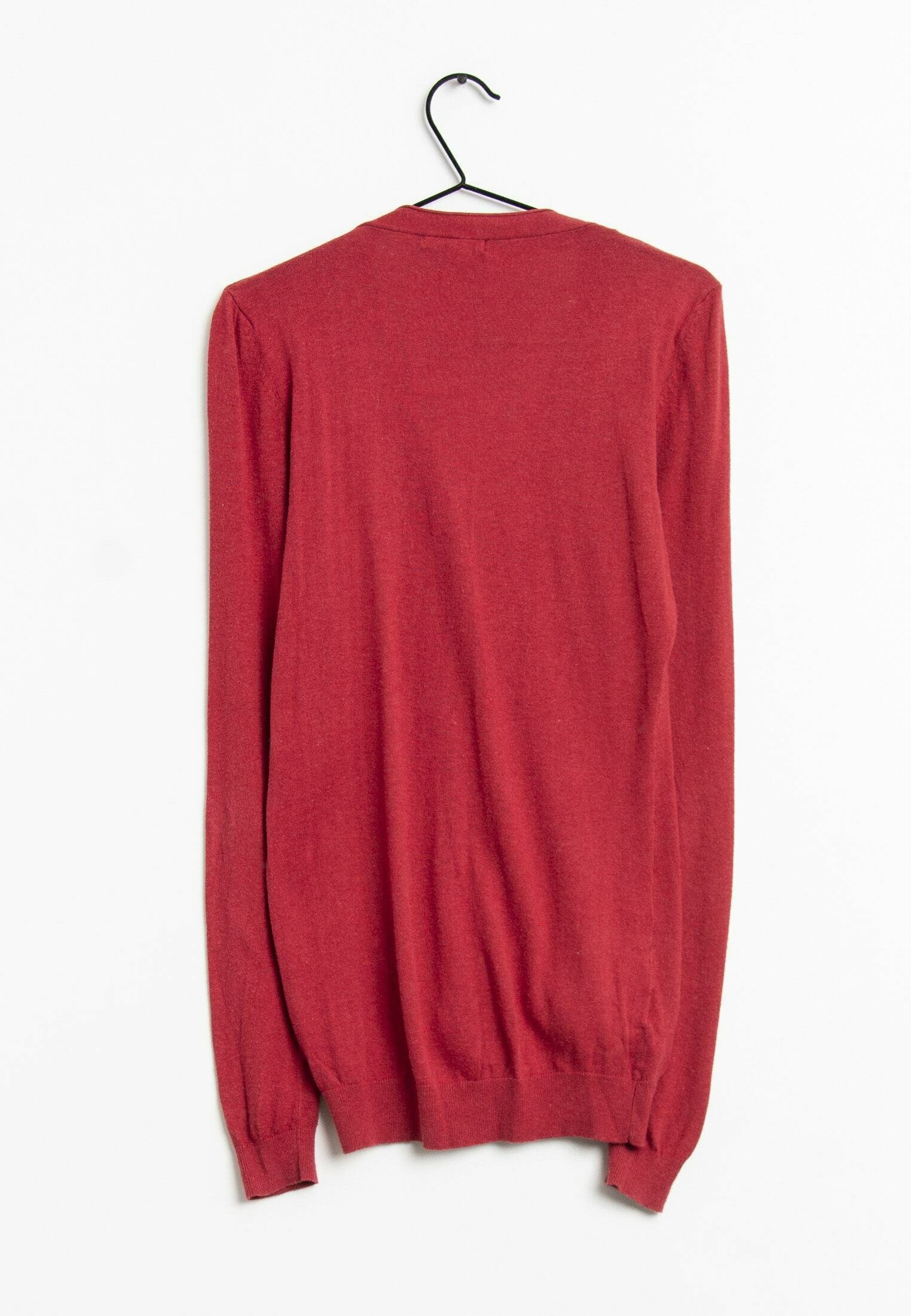 Mango Cardigan - red - (Pre-owned 