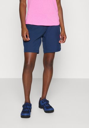 WOMAN FREE BIKE BERMUDA WITH INNER UNDERWEAR - kurze Sporthose - blue/corallo