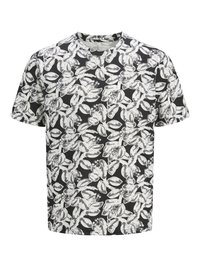JORSPLIT CREW NECK - T-shirts print - black