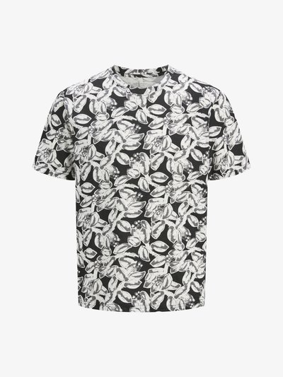 JORSPLIT CREW NECK - T-shirt imprimé - black