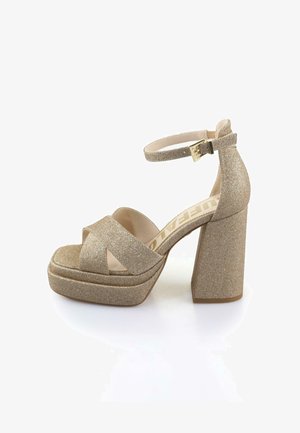 Buffalo High Heel Sandalette - gold
