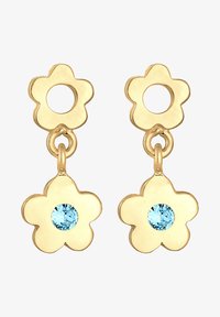 Ej vald, gold-coloured