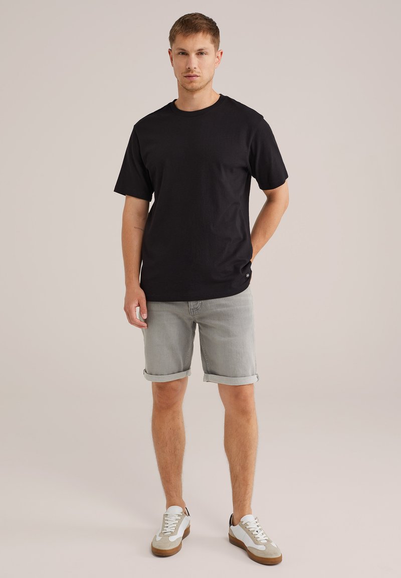 WE Fashion Jeansshort lichtgrijs WE Fashion Jeansshort lichtgrijs