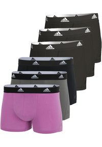 Unselected, pink blue grey