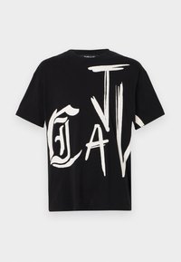 O MAXI SIDE LOGO - Trükipildiga T-särk - black