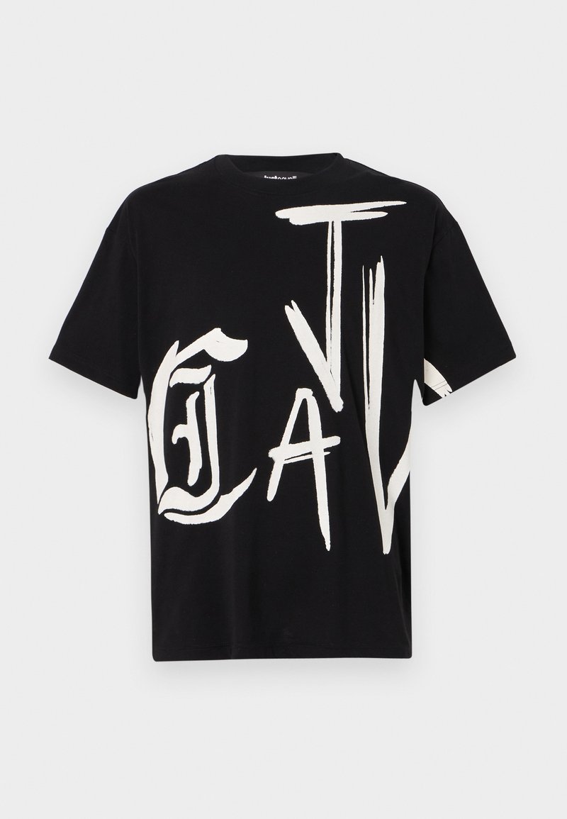 Just Cavalli T-shirt print zwart